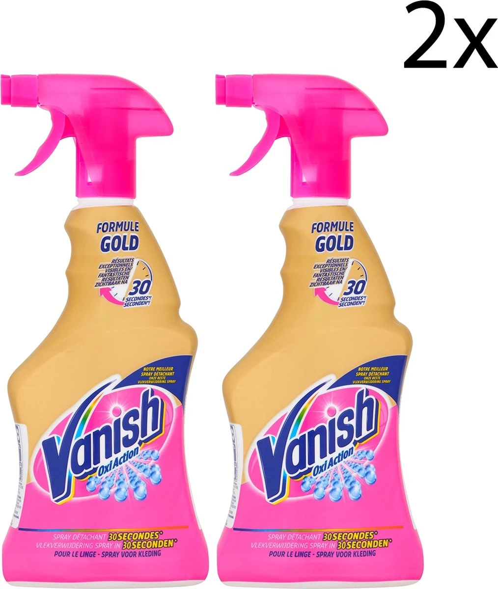 Vanish Oxi Action Gold Vlekverwijderaar Spray - 500ml X2