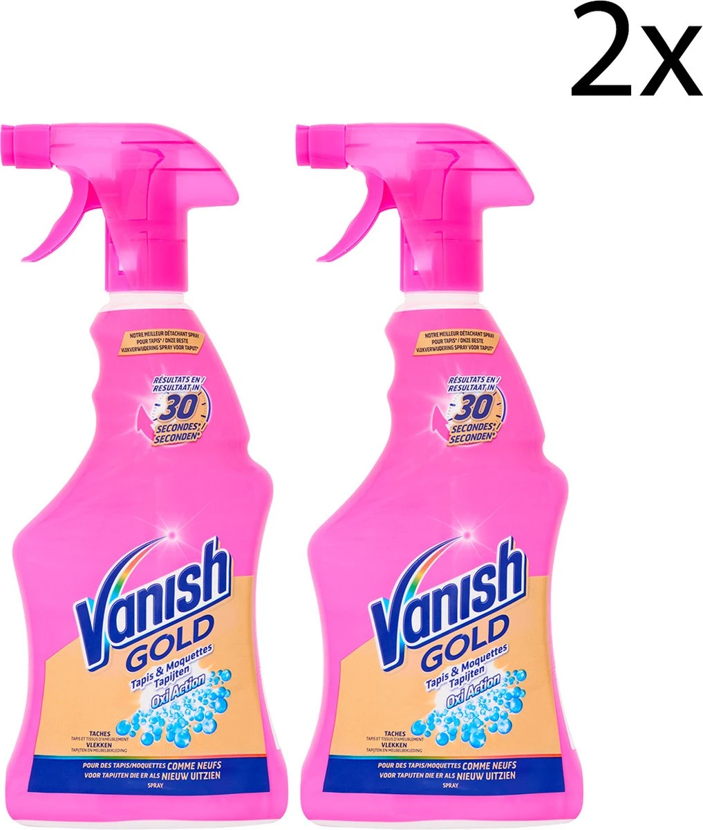 Vanish Oxi Action Gold Vlekverwijderaar Spray - 500ml X2 - Afbeelding 4
