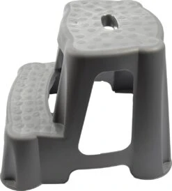 Grijs Kinderkrukje/opstapje Met 2 Treden 35 Cm - Keuken/badkamer Krukjes/opstapjes Voor Kinderen -Huishoudelijke Artikelen Winkel 1081x1200 7