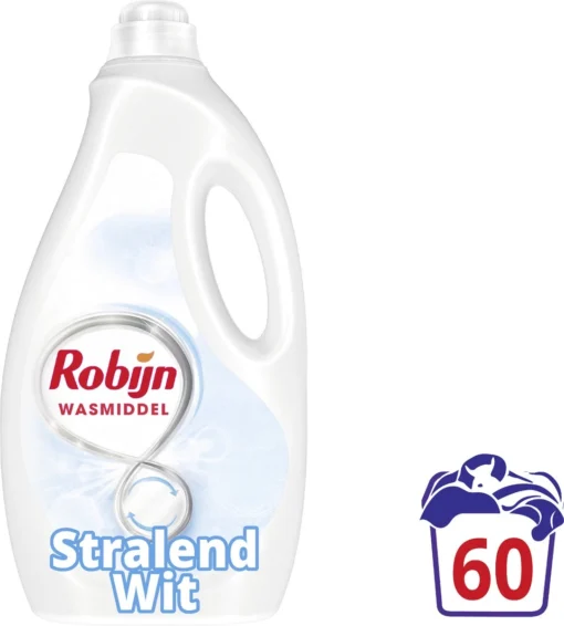 Robijn Stralend Wit Vloeibaar Wasmiddel 60 Wasbeurten