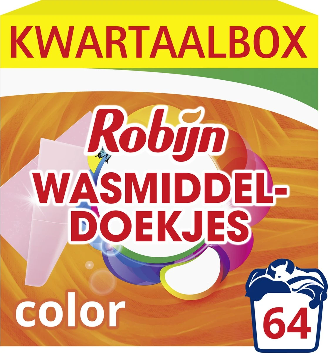 Robijn Classics Color Wasmiddeldoekjes - 4 X 16 Wasstrips - Voordeelverpakking - Afbeelding 8