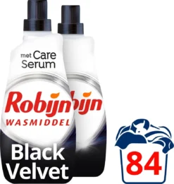 Robijn Klein & Krachtig Black Velvet Vloeibaar Wasmiddel - 2 X 42 Wasbeurten - Voordeelverpakking -Huishoudelijke Artikelen Winkel 1135x1200