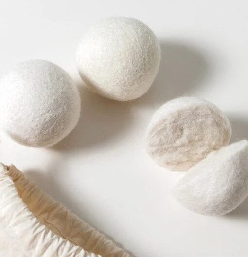 Geniet Van Gemak® | Herbruikbare Wollen Drogerballen | Wasbollen | Schaapswol | Duurzame En Energiebesparende Wasballen | 6 XL Drogerballen - Afbeelding 8