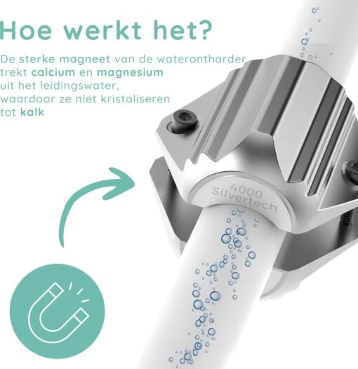 Jooba Magnetische Waterontharder - 1+1 GRATIS - Waterontharder Magneet - Waterontharder Waterleiding - Ontkalker - 4000 Silvertech - Waterontkalker - Antikalk Magneet - Kalkaanslag - Afbeelding 7
