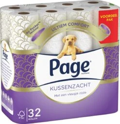 Page Toiletpapier - 32 Rollen - Kussenzacht Wc Papier (3-laags) - Voordeelverpakking -Huishoudelijke Artikelen Winkel 1166x1200 1