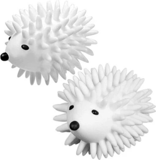 Merkloos 2-Pack Wasdrogerballen - Drogerballen - Wasdroger Droogballen – Wasbol – Was Bal - Wasballen – Wasdroger - Haarvanger Wasmachine - Wit - Afbeelding 3