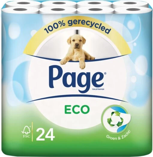 Page Toiletpapier - Eco - Duurzaam - 24 Rollen - Voordeelverpakking - Afbeelding 6