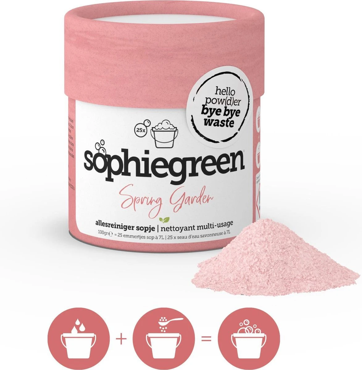 SophieGreen Voorjaarspakket; Allesreiniger + Keukenreiniger - 2x 750ml + Navullingen + Sopje Allesreiniger 100g - Afbeelding 6