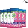 Dettol Schoonmaakdoekjes Power & Fresh - Kersenbloesem - 80 Stuks X6