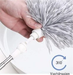 Fain® Plumeau Met Telescoopsteel – Grijs – 80 Tot 280 Cm - Uitschuifbaar – Wasbaar - Flexibel 360° Draaibaar – Duster - Microvezel Ragebol -Huishoudelijke Artikelen Winkel 1181x1200 7
