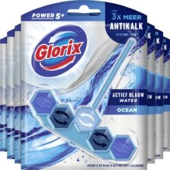 Glorix Power 5+ Ocean Toiletblokken - 7 Stuks - Voordeelverpakking -Huishoudelijke Artikelen Winkel 1195x1200 11