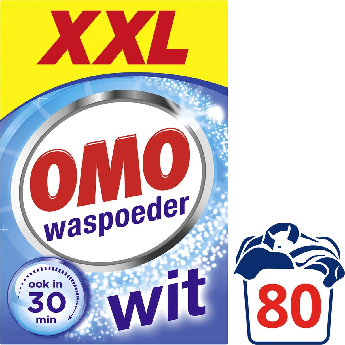 Omo Wit XXL Waspoeder 80 Wasbeurten - Afbeelding 6