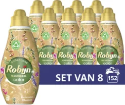 Robijn Klein & Krachtig Color Bohemian Blossom Vloeibaar Wasmiddel - 8 X 19 Wasbeurten - Voordeelverpakking