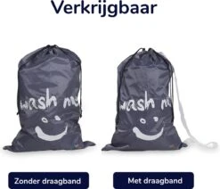 Wonair - Grote Waszak - Wash Me - Wastas - 60x90cm - Grijs - Met Trekkoord -Huishoudelijke Artikelen Winkel 1200x1028 1