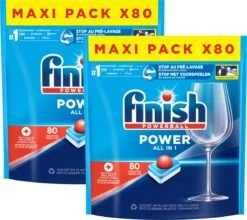 Finish Power All In One Regular Vaatwastabletten - 160 Stuks