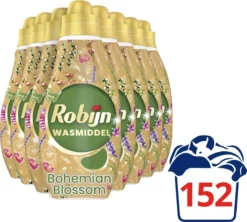 Robijn Klein & Krachtig Color Bohemian Blossom Vloeibaar Wasmiddel - 8 X 19 Wasbeurten - Voordeelverpakking -Huishoudelijke Artikelen Winkel 1200x1080