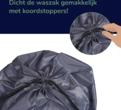 Wonair - Grote Waszak - Wash Me - Wastas - 60x90cm - Grijs - Met Trekkoord -Huishoudelijke Artikelen Winkel 1200x1097 4