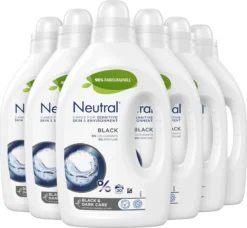 Neutral Vloeibaar Wasmiddel Zwart En Donker- 5 X 1L - Voordeelverpakking