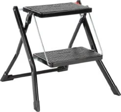 Huishoudtrap Opstapje Handy Zwart 2 Treden -Huishoudelijke Artikelen Winkel 1200x1114 3