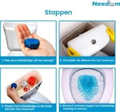 Needum ® Toiletblokjes Voor Inbouwreservoirs – WC-blokjes – Toiletblokken In Een Voordeelverpakking – 30 Stuks -Huishoudelijke Artikelen Winkel 1200x1129 13