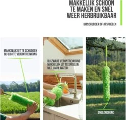 Strex Telescopische Plumeau Set Met Telescoopsteel - 60 Tot 140 Cm - Uitschuifbaar - Flexibel - Microvezel Ragebol - 5-Delige Schoonmaak Set -Huishoudelijke Artikelen Winkel 1200x1146 3