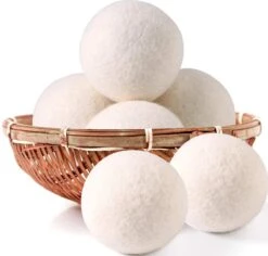 Merkloos 6 Stuks Wollen Droogballen - Wasdroger Ballen - Droogballen - Wasbal - Duurzaam
