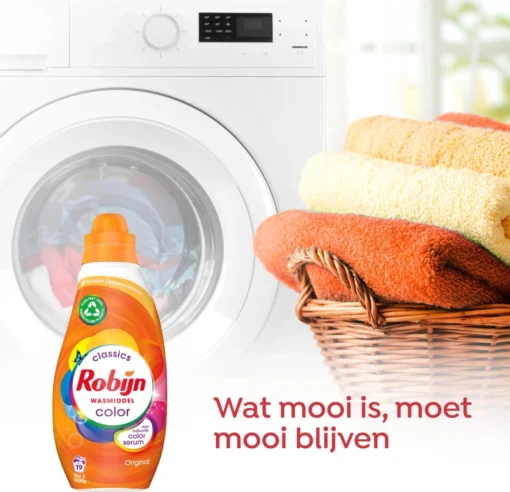 Robijn Klein & Krachtig Classics Color Vloeibaar Wasmiddel - 8 X 19 Wasbeurten - Voordeelverpakking - Afbeelding 4
