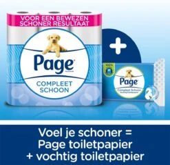 Page Vochtig Toiletpapier - 12 X 38 Stuks - Compleet Schoon Vochtig Wc Papier - Voordeelverpakking -Huishoudelijke Artikelen Winkel 1200x1159 12