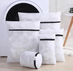 Merkloos Waszakken | Set Van 5 Waszakjes Met Rits - Waszak - Wasnet - Kledingzakjes - BH Was Zakjes - Laundry Bag Set Voor Ondergoed - Kleding - Delicaat Wasgoed - Wasmachine Zakjes - Wasgoed -Huishoudelijke Artikelen Winkel 1200x1167 1