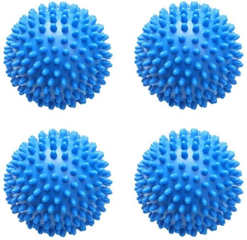 Merkloos Droger Ballen PVC – Herbruikbare Wasdroger Bollen – Snellere Droogtijd – - Wasbollen - 6 Stuks - Afbeelding 4