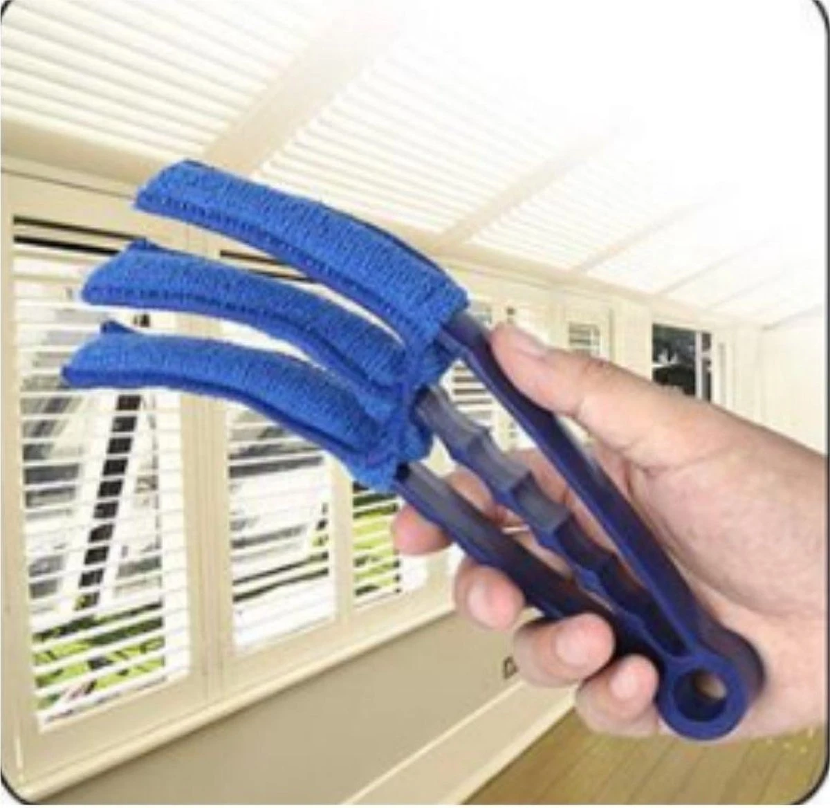 Merkloos Luxaflex Reiniger - Jaloezie Reiniger - Lamellen Reiniger - Plumeau - Jaloezie Stoffer - Luxaflex Borstel - Jaloezie Borstel - Stofvrij - Afbeelding 3
