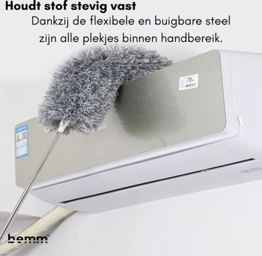 Plumeau - 280 Cm - Uitschuifbaar - Ragebol - Wasbaar - 360° - Flexibel - Afbeelding 8