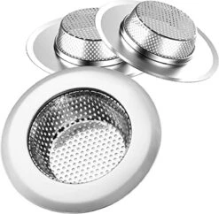 Luxe RVS Gootsteen Zeef Ø80 - 90mm - Gootsteenstop - Afvoerzeef - Korfplug - Gootsteenbakje