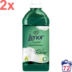 Lenor - Emerald & Lotus Flower - Wasverzachter - 2160ml - 72 Wasbeurten -Huishoudelijke Artikelen Winkel 1200x1186 4