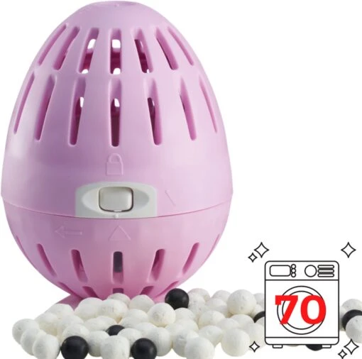 Eco-egg Wasbol Springbloesem 70 - Wasbeurten - Afbeelding 7