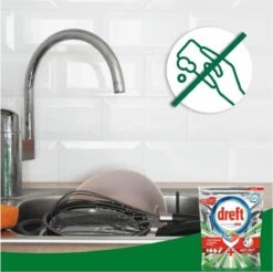 Dreft Platinum Plus All In One Lemon - 95 Stuks - Vaatwastabletten -Huishoudelijke Artikelen Winkel 1200x1197 17