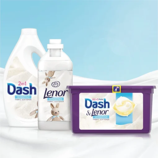 Lenor Caresse Sensitive - Wasverzachter - Voordeelverpakking 8 X 45 Wasbeurten - Afbeelding 5