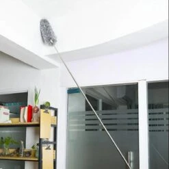 Eleganca Telescopische Plumeau Met Telescoopsteel Met 2 Koppen - 84 Tot 250 Cm - Uitschuifbaar - Ragebol - Stoffer - Lichtgewicht