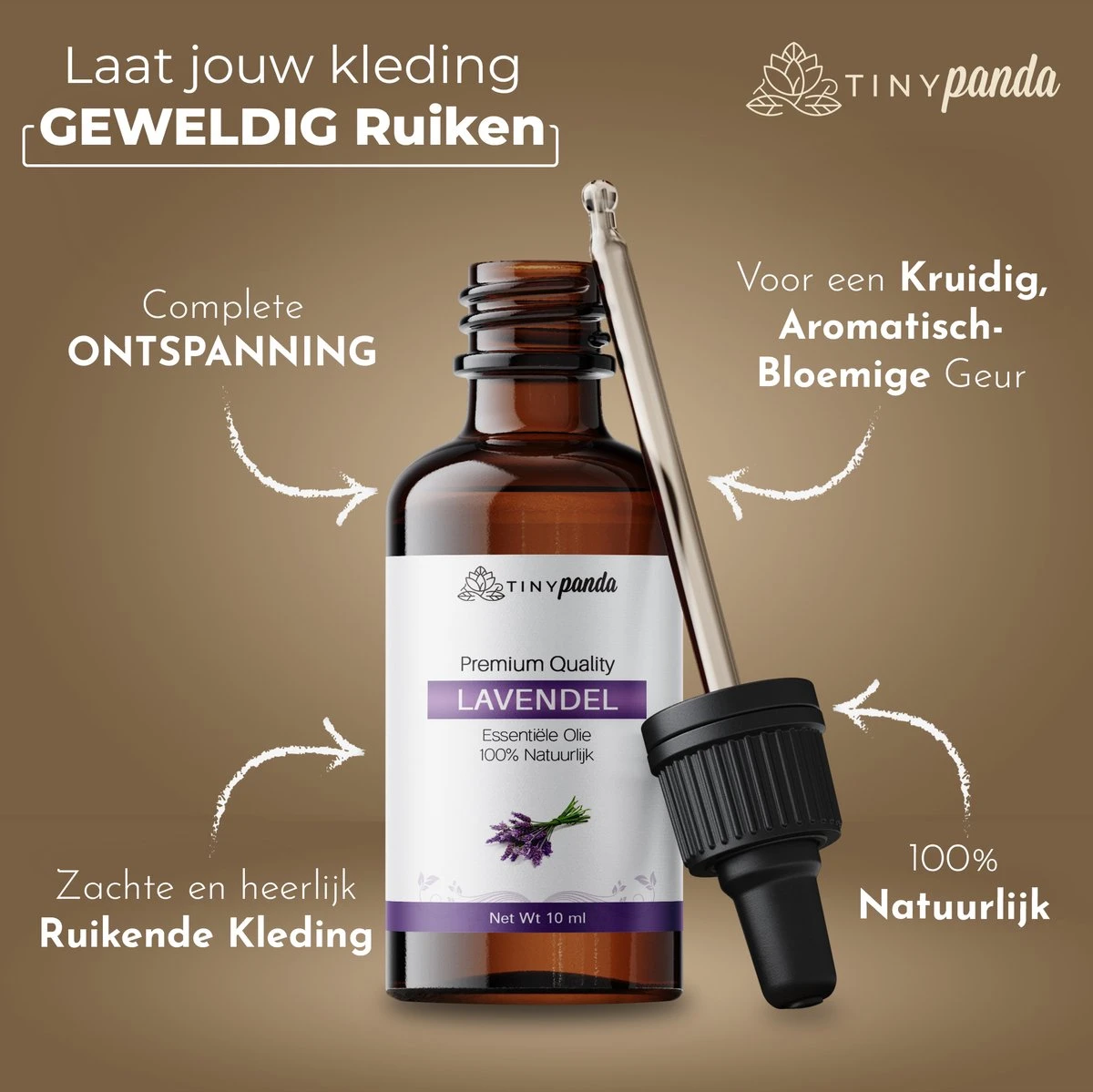 Merkloos Droger Ballen XL 6 Stuks Inclusief Lavendelolie – Zero Waste Dryer Balls - Duurzaam – Wasverzachter – Herbruikbare Drogerballen – Droogt De Was Sneller – Tiny Panda - Afbeelding 9