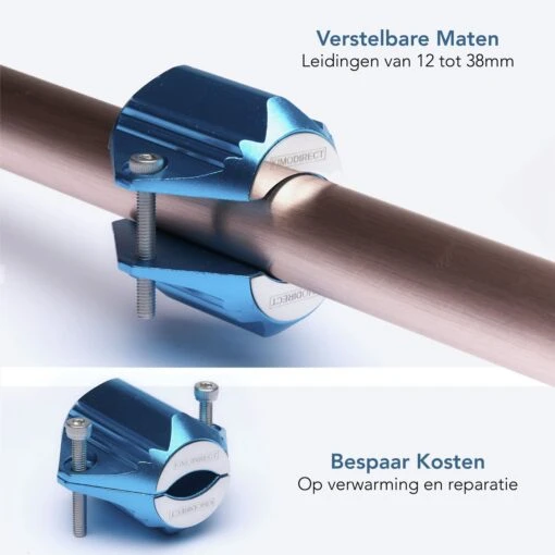 KIMO DIRECT Waterontharder Met 6 Teststrips - Waterontharder - Huishouden Tot 6 Personen - Waterfilter - 7500 Gauss - Blauw - Afbeelding 2