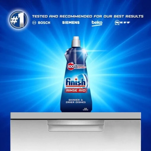 Finish Glansspoelmiddel Regular Vaatwasmiddel - 6x 400 ML - Voordeelpak - Afbeelding 2