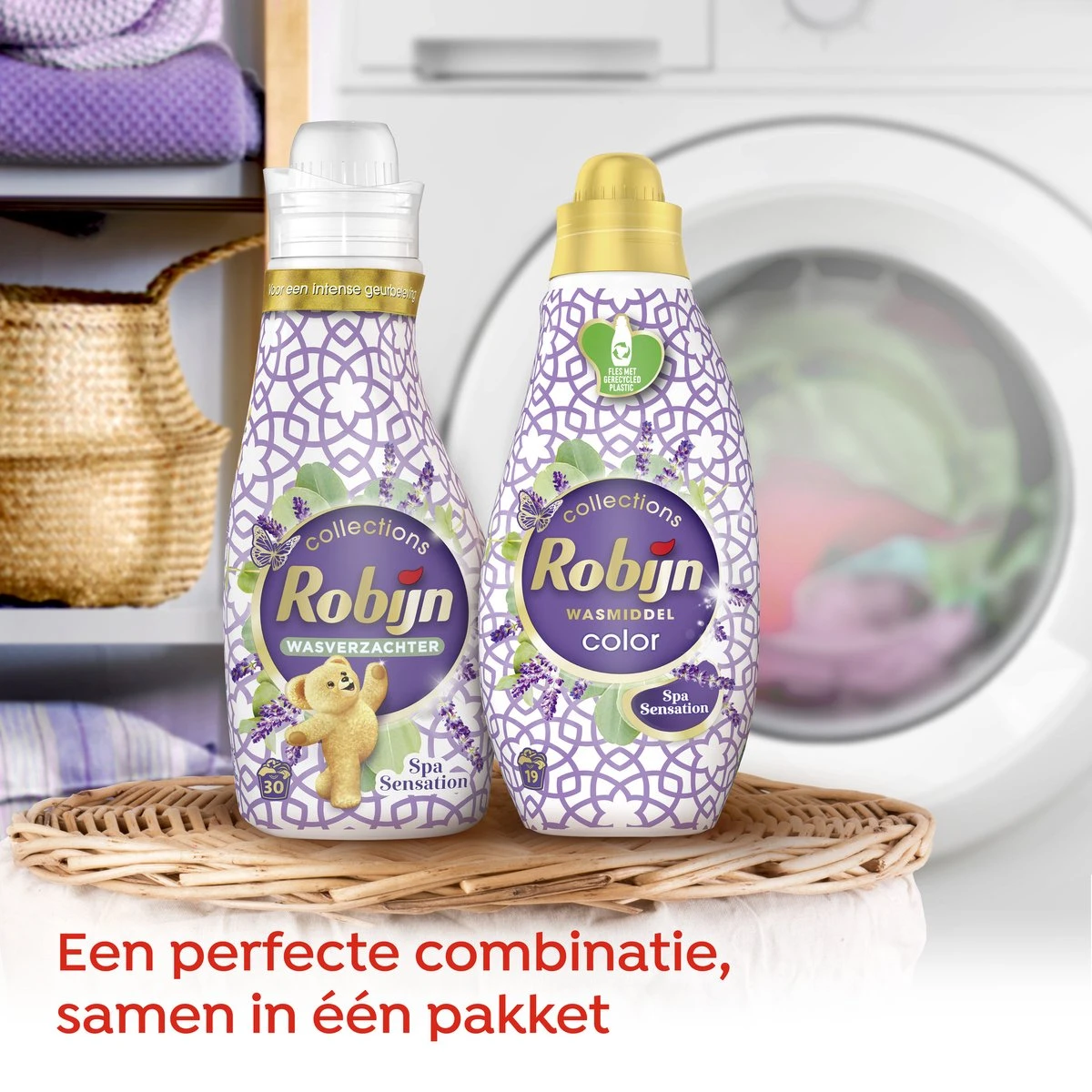 Robijn Perfect Match Spa Sensation Wasmiddel En Wasverzachter Pakket - 5 Stuks - Voordeelverpaking - Afbeelding 4