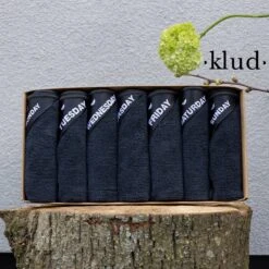Klud Vaatdoekset 7 Stuks Zwart