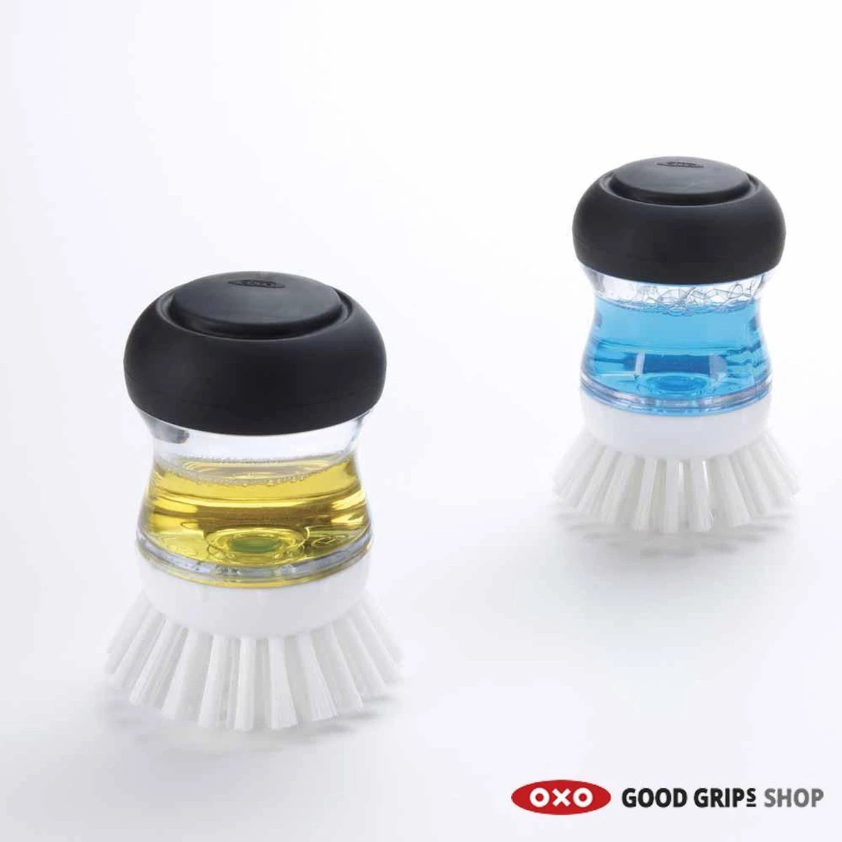 OXO Good Grips Handborstel / Afwasborstel Met Zeepdispenser - Afbeelding 2
