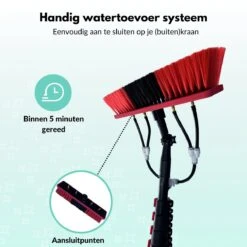 Cleanlix Telescoopsteel Met Borstel - Met Waterdoorvoer - Telescopische Wasborstel - Ramenwassen - Uitschuifbaar Tot 9 Meter -Huishoudelijke Artikelen Winkel 1200x1200 1481
