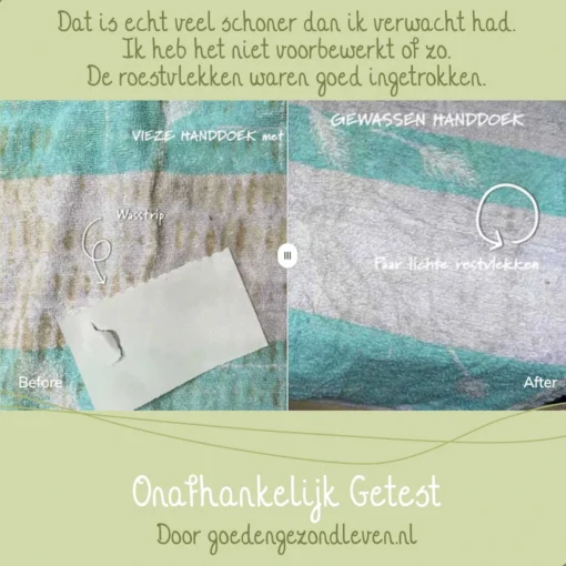 Cosmeau Wasstrips 20 Wasbeurten Zeebries Wasmiddel Wasvellen Wasdoekjes Detergent Sheets Eco Laundry Strips Proefpakket - Plasticvrij Biologisch - Afbeelding 7