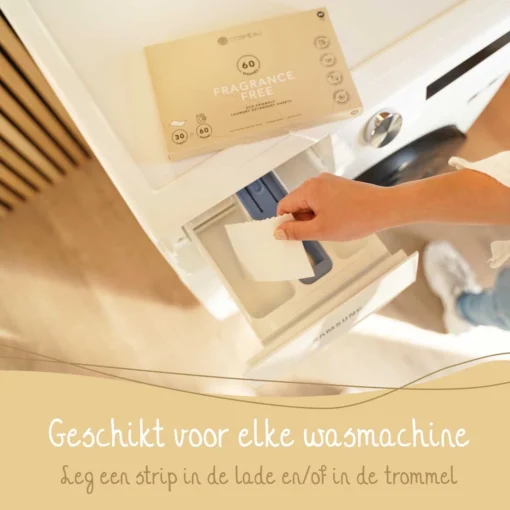 Cosmeau Wasstrips 20 Wasbeurten Zeebries Wasmiddel Wasvellen Wasdoekjes Detergent Sheets Eco Laundry Strips Proefpakket - Plasticvrij Biologisch - Afbeelding 10
