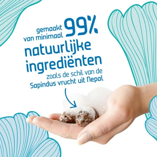Seepje Wasverzachter - Sandelhout En Perzik – Natuurlijke Ingredienten - 4 X 30 Wasbeurten - 4 X 750ML - Afbeelding 2