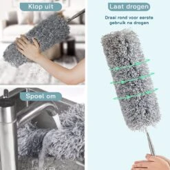 ForDig Telescopische Plumeau Microvezel - Duster Met Telescoopsteel Uitschuifbaar Tot 250 Cm - Wasbaar - 360 Graden Draaibaar -Huishoudelijke Artikelen Winkel 1200x1200 1691