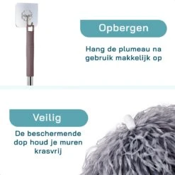 ForDig Telescopische Plumeau Microvezel - Duster Met Telescoopsteel Uitschuifbaar Tot 250 Cm - Wasbaar - 360 Graden Draaibaar -Huishoudelijke Artikelen Winkel 1200x1200 1693